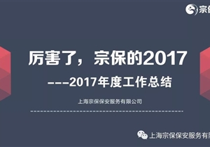 厲害了，宗保的2017